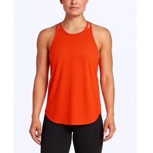 Athleta Women's Orange Athletic Racerback Tank Top Size XS